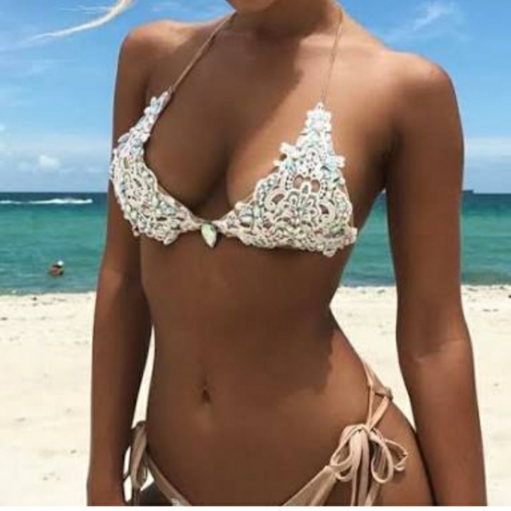 Sexy Strappy rhinestone bikini - Picture 3 of 8